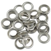 Prym Vario Creative Eyelets with Washers - Pkg of 15, Silver, 14 mm Dia.