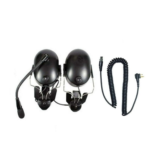 Pryme HDS-EMB Dual Earmuff Headset for CP200D R2 CP185