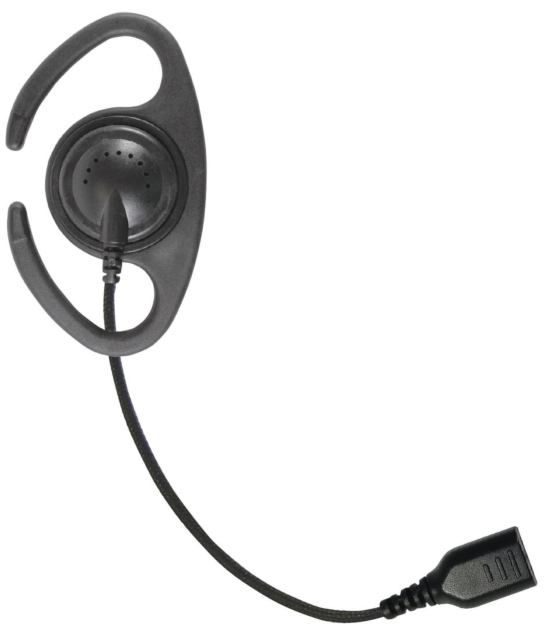 Pryme SNP-CR Braided Fiber Rugged C-Ring Adjustable Earpiece w/2-pin ...
