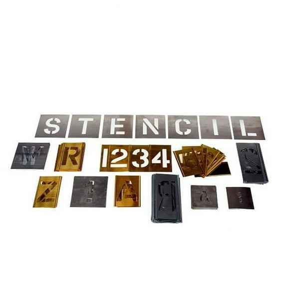 Pryor Interlocking Stencil Figure Set - 1 in.