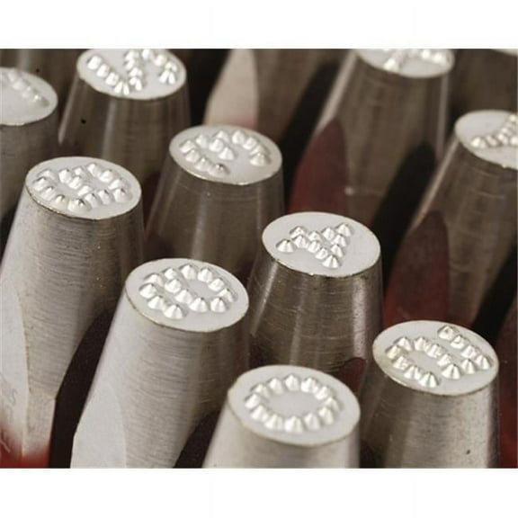 Pryor PPDS10060 0.25 in. Low Stress Dot Faced Premium Hand Stamp Number Set