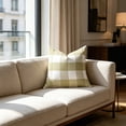 thumbnail image 1 of PryvnHome Gingham Throw Pillow Cover 45x45 cm, Decorative Cushion Case for Couch Sofa and Bed, 1 of 6