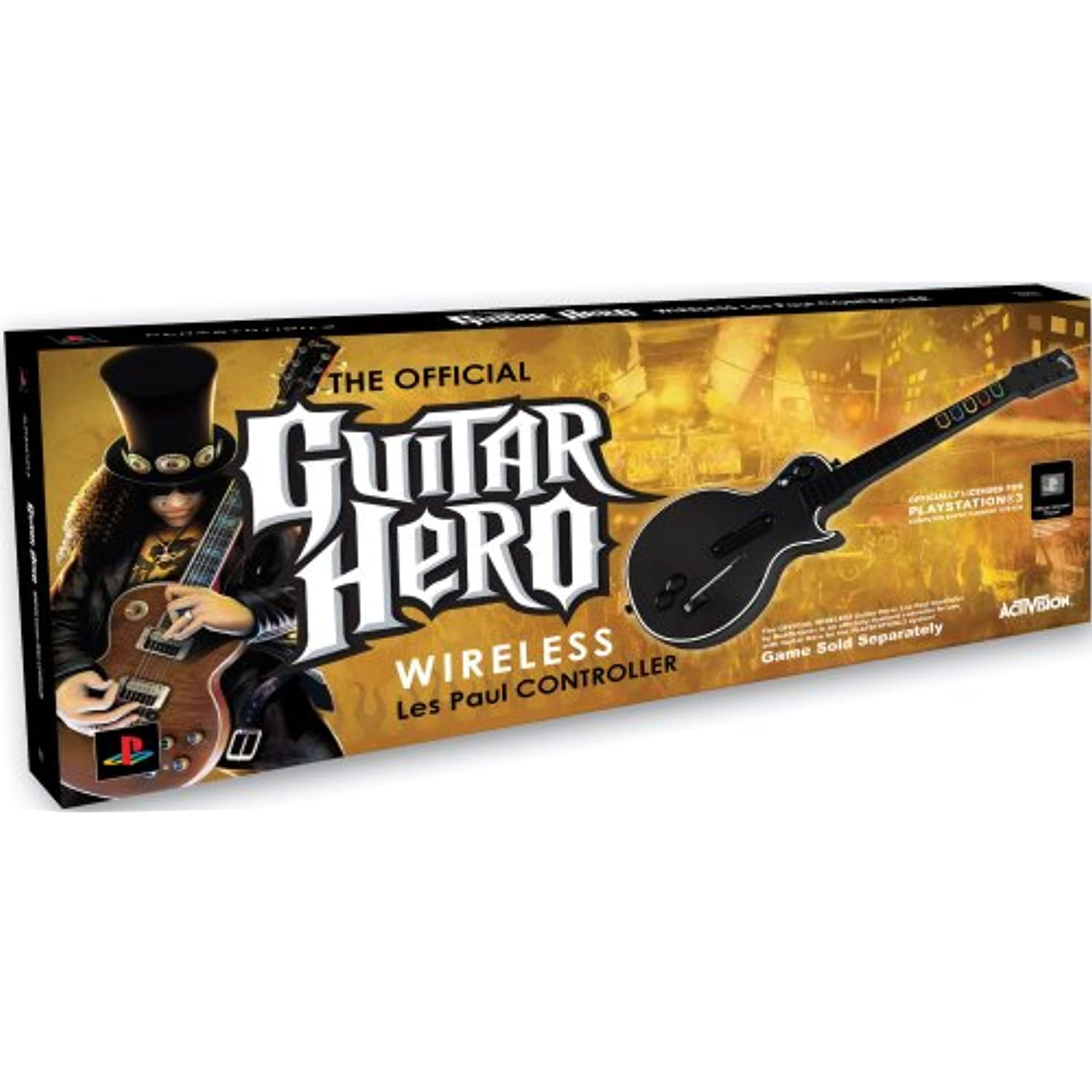 Ps3 Guitar Hero Les Paul Wireless Guitar Walmart
