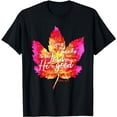thumbnail image 1 of Psalm 107 1 Maple Thanksgiving Fall Christian God Bible Gift T-Shirt, 1 of 5