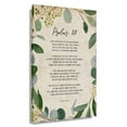 thumbnail image 1 of Psalm 121 Wall Art Bible Verse Poster Green Leaves Decor Pictures For Bedroom Canvas Prints Artwork For Home Framed 20×30 in, 1 of 5