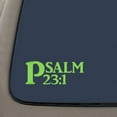 thumbnail image 1 of Psalm 23:1 Bible Verse Decal Sticker | 7.5-Inches By 3-Inches | Religious Motivational Inspirational Educational | Lime Green Vinyl, 1 of 1