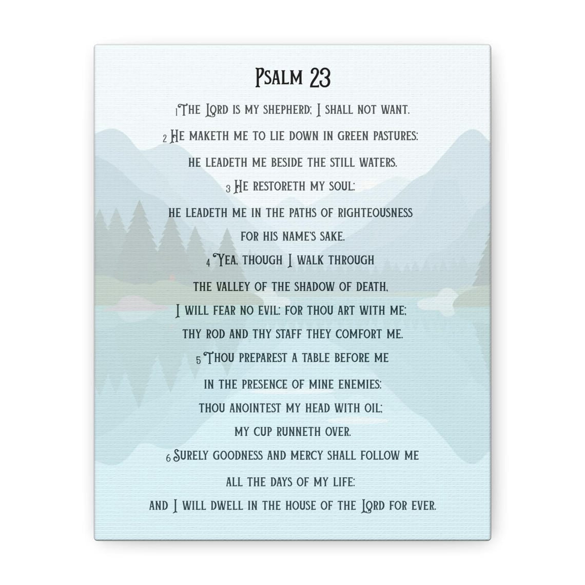 Scripture Purses Psalm 23 Bible Scripture Decor - Walmart.com