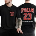 thumbnail image 1 of Psalm 23 Double-Sided T-Shirt – “The Lord Is My Shepherd” Christian Tee, Bible Verse Faith-Based Unisex Apparel, 1 of 7