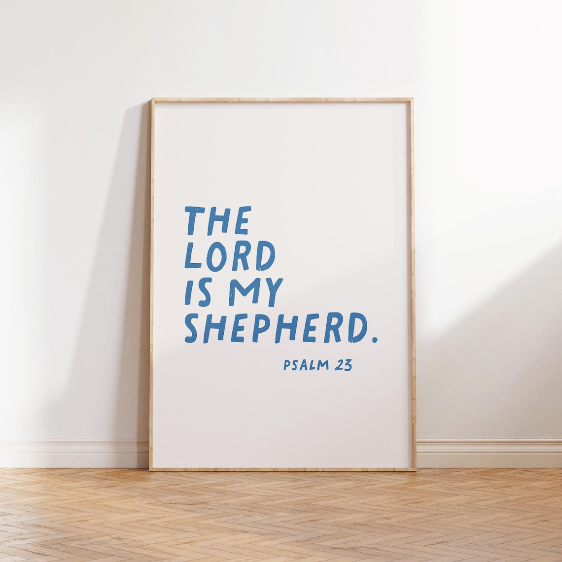 Psalm 23 Print, Christian Wall Art, Bible Verse Decor, Dorm Room Trendy ...