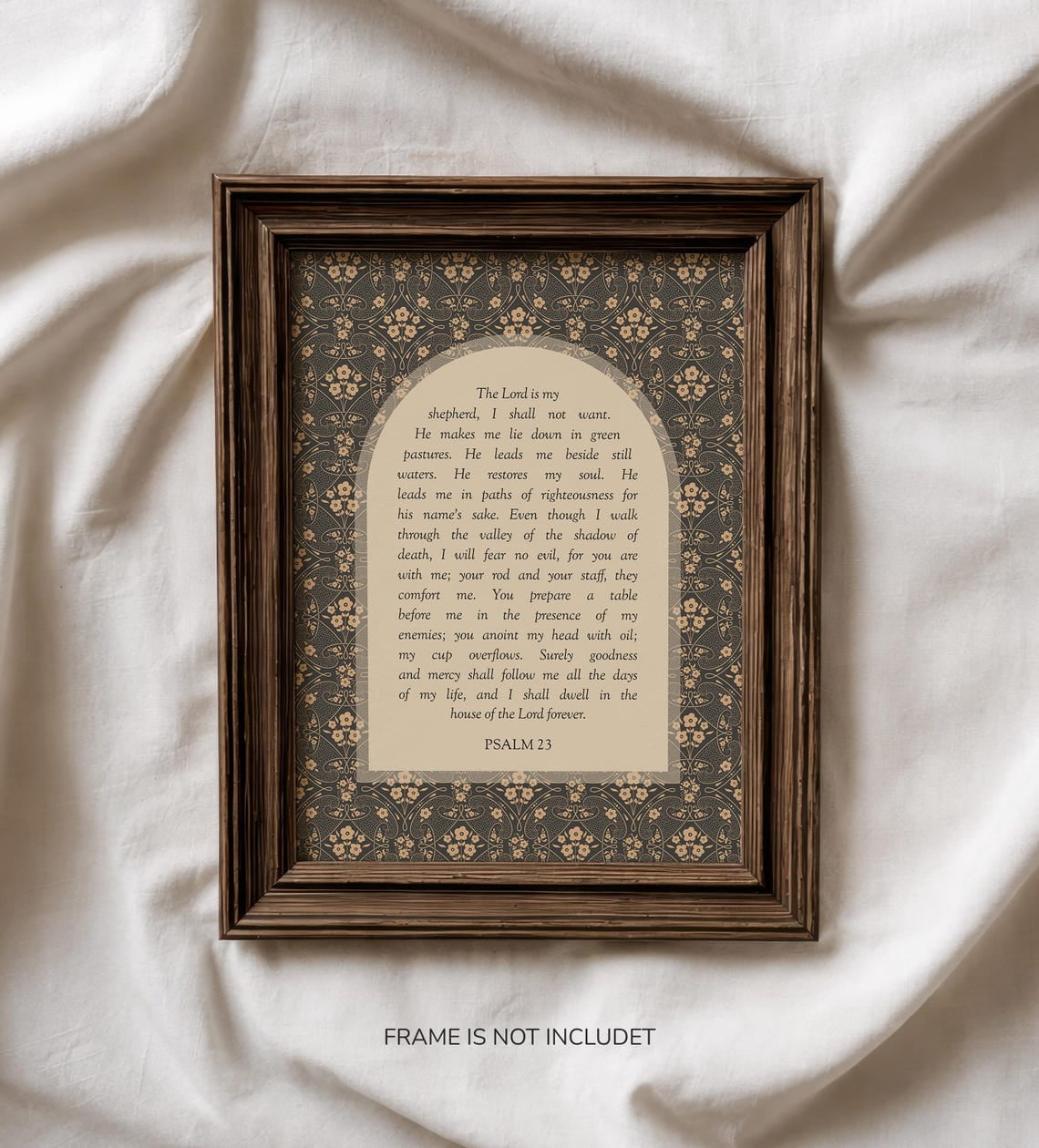 Psalm 23 Scripture Wall, the Lord is My Shepherd, Bible Verse ...