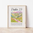 thumbnail image 1 of Psalm 23 Sheep Christian Faith Based Wall Decoration, Unframed Paper Poster 8x10in, 1 of 4