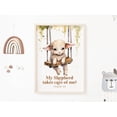 thumbnail image 1 of Psalm 23 Sheep Wall Art Nursery The Lord is My Shepherd Boho Decor, Unframed Canvas 12x16in, 1 of 4
