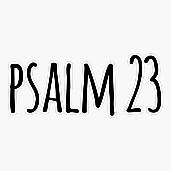 Psalm 23 Sticker
