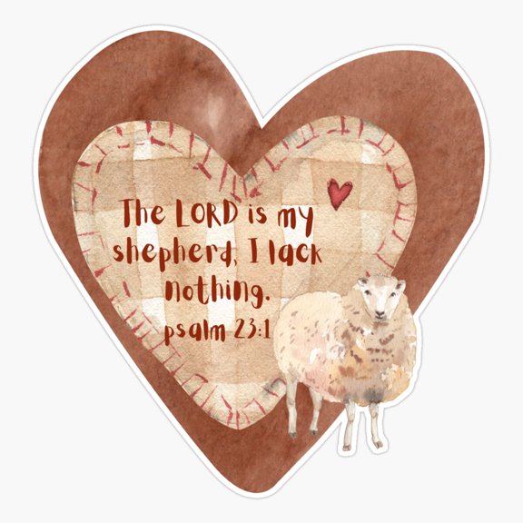 Psalm 23 Sticker
