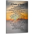 thumbnail image 1 of Psalm 23 Wall Art A Psalm of David Framed Poster For Wall Art Decor Bathroom Canvas Art Pictures Prints Framed,20x30inch(50x75cm), 1 of 16