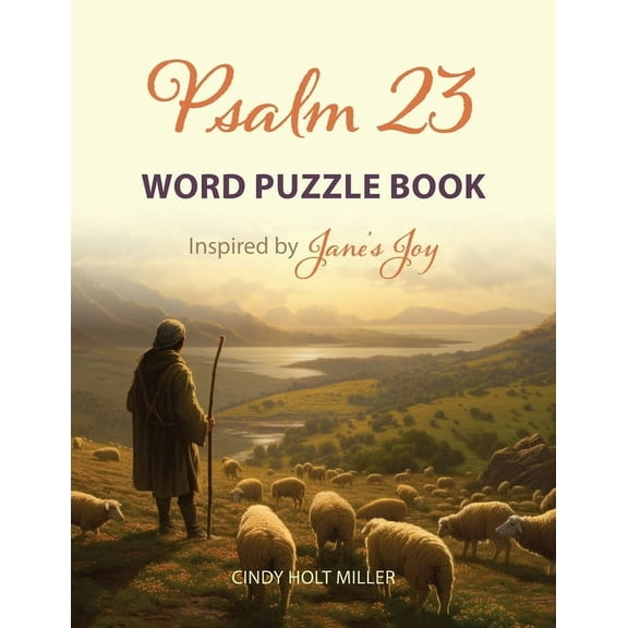 Psalm 23 Word Puzzle Book: Inspired by Jane's Joy, (Paperback)