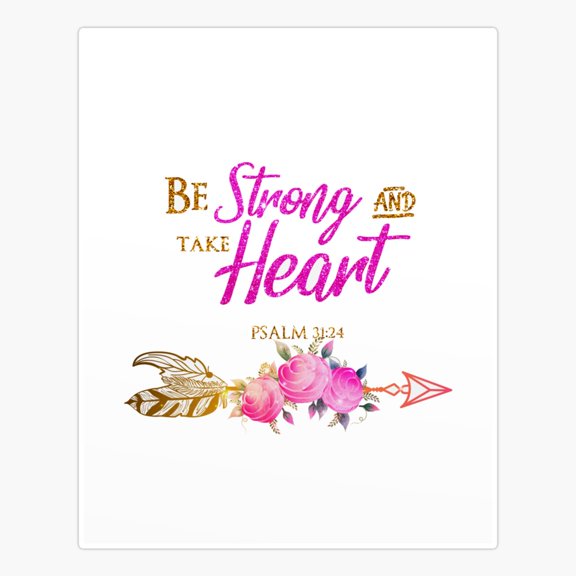 Psalm 3124 Sticker