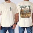 thumbnail image 1 of Psalm 42:1 Christian Deer Faith Graphic T-Shirt for Men and Women, 1 of 6