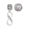 thumbnail image 1 of Psalm 46:10 Infinity Sign 13.1 Half Marathon Run She Believed She Could Charm Beads (Set of 2), 1 of 1