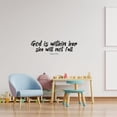 thumbnail image 1 of Psalm 46:5 God Is Within Her She Will Not Fall - Bible Verse Wall Decal Vinyl Wall Art Sticker Wall Decal Decoration Design Kids Room Living Room Nursery Kinder Girls Boys Room Size (35x40 inch), 1 of 3