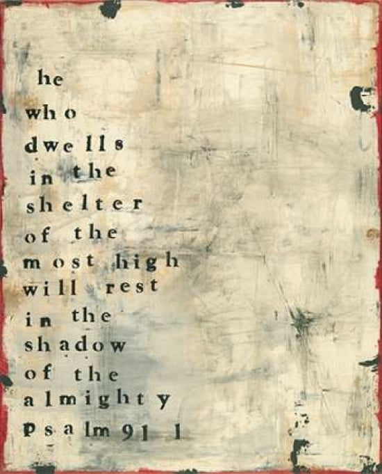 Psalm 91-1 Canvas Art - Melissa Lyons (20 x 24)