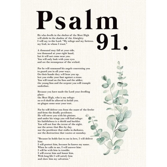 Psalm 91 Christian He Who Dwells In The Shelter Inspirational Bible Verse Wall Decor For Home Church Or Prayer Room Faith Based Gift For Christian Trustees And Worshipers