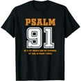 thumbnail image 1 of Psalm 91 He Is My Refuge My Fortress My God In Whom I Trust T-Shirt, 1 of 4