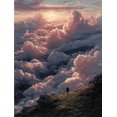 thumbnail image 1 of Psalm Lord Is My Shepherd Canvas Wall Art, Positive Bible Mural, Commercial Home Decor, 1 of 8