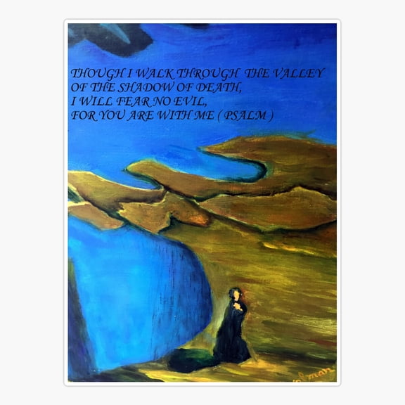 Psalm Twenty Three Sticker