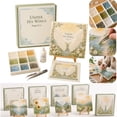 thumbnail image 1 of Psalms Christian Sea Glass Art Kit Gift Christian DIY Craft Kit with Inspirational Bible Verse Design Sea Glass Mosaic Art Kit Wall Decor for Christmas Easter and Birthdays,E, 1 of 6