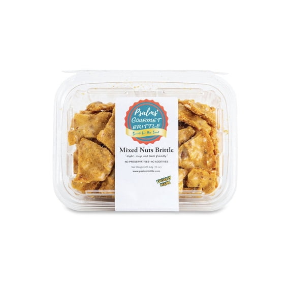Psalms Gourmet Brittle Mixed Nuts Made Finest Ingredients