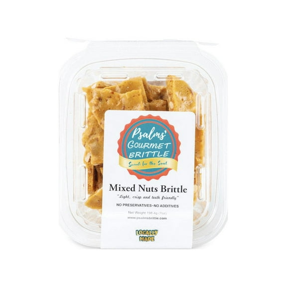 Psalms Gourmet Brittle Mixed Nuts Made Finest Ingredients