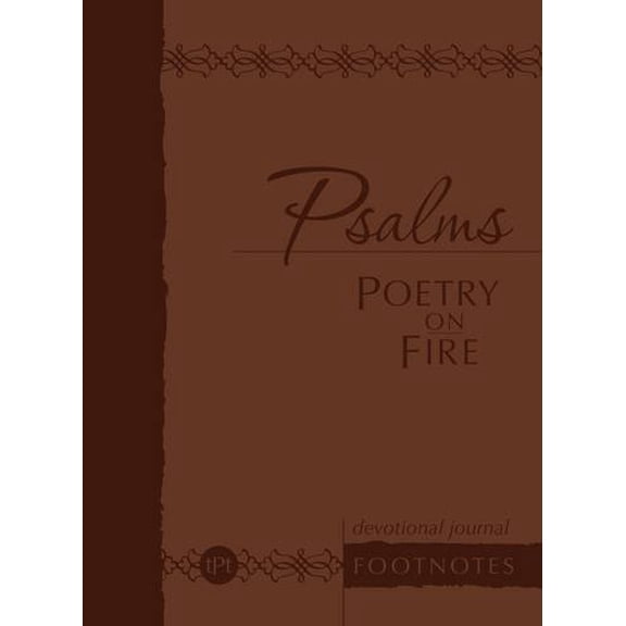 Pre-Owned Psalms Poetry on Fire: Devotional Journal Footnotes (Hardcover) 1424549922 9781424549924