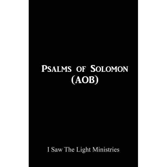 Psalms of Solomon (AOB), (Paperback)