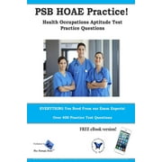 PSB HOAE Practice! Health Occupations Aptitude Test Practice Questions Paperback