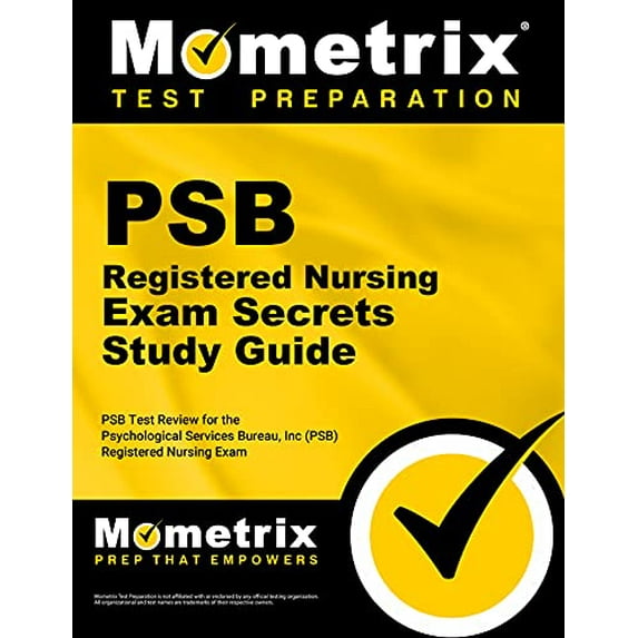 Pre-Owned Psb Registered Nursing Exam Secrets Study Guide: Psb Test Review for the Psychological Services Bureau, Inc (Psb) Registered Nursing Exam (Paperback) 1610727967 9781610727969
