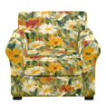 thumbnail image 1 of Psesaysky 2 Piece Sofa Slipcover for Living Room, Painted Daisy Floral Chair Covers Durable Individual Cushion Covers for Pets, 1 of 8