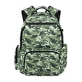 thumbnail image 1 of Psesaysky Adjustable Padded Straps Book Bag for School Travel, Polyester Lightweight Kids Backpack, Camouflage Pattern, 1 of 10