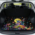thumbnail image 1 of Psesaysky Anti-Slip Pet Cargo Protector 29" x 39", Psychedelic Frog Pattern Non-Slip Backing Trunk Protection Cargo Liner Durable Auto Trunk Mat for Auto Interior, 1 of 6