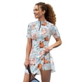 thumbnail image 1 of Psesaysky Axolotl Capybara Tennis Dress for Women Zipper Collared Golf Athletic Dresses Sleeveless with Inner Shorts&Pockets Sun Protection Workout Sport Sundress, 1 of 7