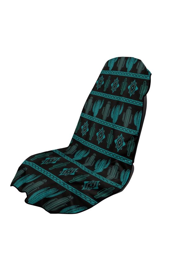 Aztec Cactus Women Post-Work Sweating Car Seat Cover Towel Bikini Cover Up Universal Fits Most Vehicles Automotive Accessories -33x60 Inches