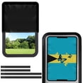 thumbnail image 1 of Psesaysky Bahamas Flag Butterfly RV Door Window Shade with Hook and Loop Fastener Foldable RV Window Cover Privacy Protection for Camper Trailer Decorative Accessories, 1 of 7