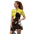thumbnail image 1 of Psesaysky Bee Honey Print Women's Tennis Dress with Built in Shorts Summer Zip Collared Short Sleeve Workout Golf Dresses Quick Dry Active Sportswear Moisture Wicking Golf Outfits, 1 of 7