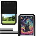 thumbnail image 1 of Psesaysky Black Cat Bubbles RV Door Window Shade with Hook and Loop Fastener Foldable RV Window Cover Privacy Protection for Camper Trailer Decorative Accessories, 1 of 7