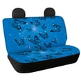 thumbnail image 1 of Psesaysky Blue Butterfly Full Wrap Car Seat Cover for Car Interior Automotive, Comfortable Rear Bench Seat Covers Stretch Car Back Seat Cover Protectors, 1 of 4