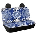 thumbnail image 1 of Psesaysky Blue Mandala Rear Bench Seat Covers for SUV, 2 Piece Non-Slip Car Rear Seat Covers Easy to Install Durable Waterproof Back Seat Covers, 1 of 4