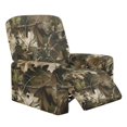 thumbnail image 1 of Psesaysky Camo Hunting Leaves Universal Fit Stretch Recliner Covers Hunting Decor 4-Pcs Stay in Place Elastic Edges with Side Storage Pocket Machine Washable Sofa Protector, 1 of 7