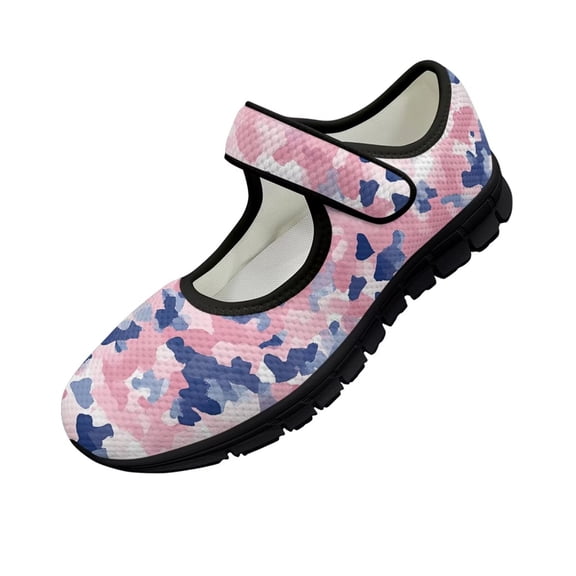 Psesaysky Camouflage Casual Shoes for Women Breathable Comfortable Shoes Durable Unique Printed Shoes Suitable for Spring Autumn
