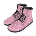 thumbnail image 1 of Psesaysky Cartoon Axolotl Printed Sneakers Women's PU Leather Minimalist Barefoot Shoes Wide Width Size 6-13.5, 1 of 7