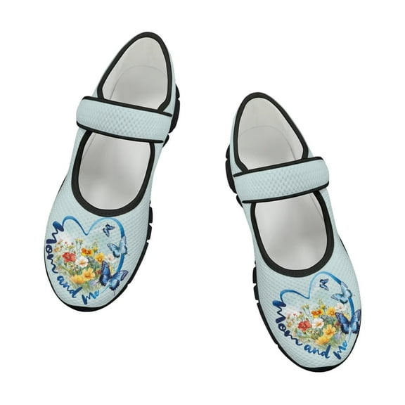 Psesaysky Casual Shoes for Women Hook & Loop Stylish Comfortable Durable Walking Shoes Gift for Mom Size 5.5-10